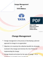 Change Management at Tata Motors