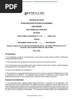 Appeal Document Templates Kenya | PDF | Lawsuit | Appeal