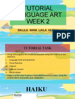 Tutorial Language Art Week 2