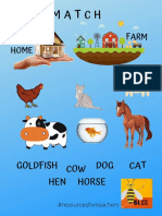 Wipe and Clean Poster Farm Animals and Pets