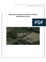 Manual de AutoCAD Civil 3D para Diseño Geometrico de Vias