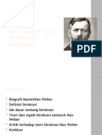 Max Weber Birokrasi