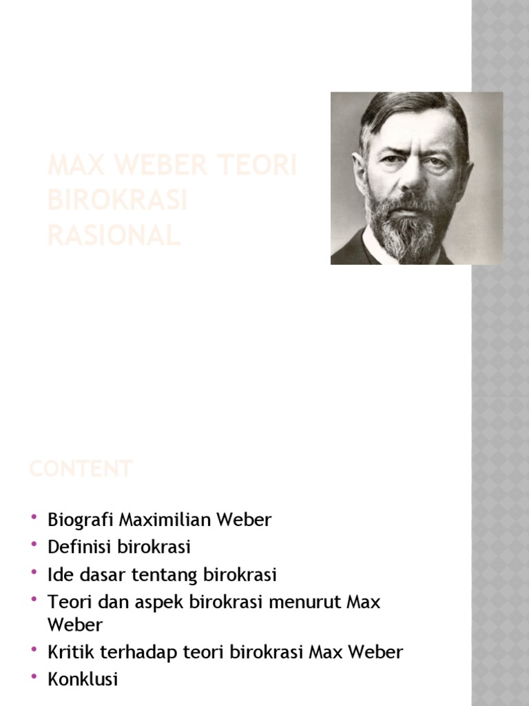 Max Weber Birokrasi Pdf