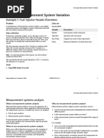Gage R&R Study Guide for Minitab | PDF | Engineering Tolerance | Statistics