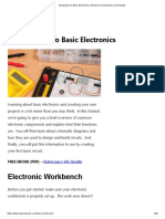 Introduction To Basic Electronics, Electronic Components and Projects