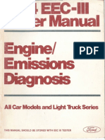 FORD EEC-III Tester Manual - Visioneer