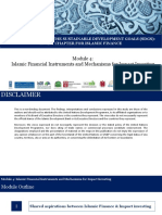 Module 4 Islamic Financial Instruments and Contracts For Impact Investing