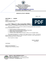 Designation Order - Guidance Designate