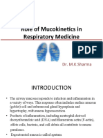 Role of Mucokinetics in Respiratory Medicine: Dr. M.K.Sharma