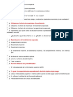 Teoría de decisiones bajo riesgo e incertidumbre