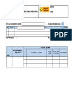 Formato 009 Reporte de Actos y Condciones Inseguras