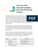 Overview of The International Higher Education Scholarship Program