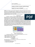 ASIC Implementation of STM-1 Framer and De-Framer: Anand T, Dr. Siva S Yellampalli