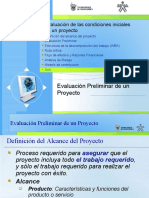 Evaluación preliminar proyecto TI