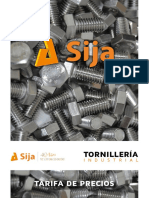 SIJA Tarifa Tornilleria 2016