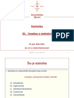 Statistika - 01. Uvodno o Statistici