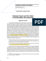 Loland Olympic Sport and The Ideal of Sustainable Development