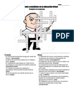 Crucigrama Rol Del Docente y Estudiante 2