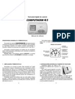 Termostat Computherm q3 - Fisa - Tehnica