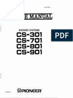 Pioneer CS 301 CS 701 CS 801 CS 901 Service Manual