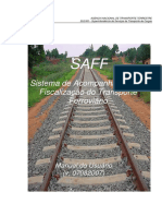 Manual do SAFF - Sistema de Acompanhamento Ferroviário