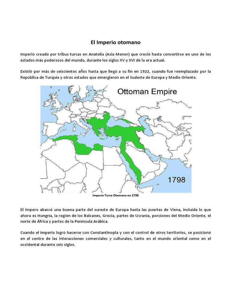 Territorios y expansión del Imperio Otomano | PDF | imperio Otomano ...