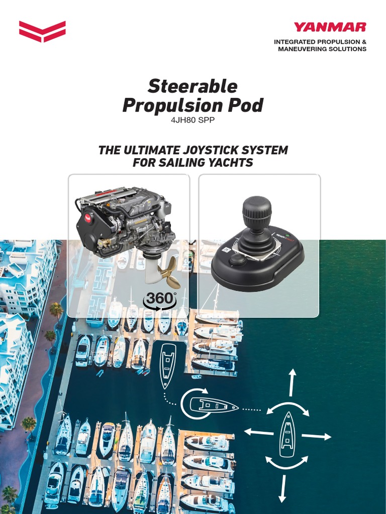 Steerable Propulsion Pod The Ultimate Joystick System For Sailing