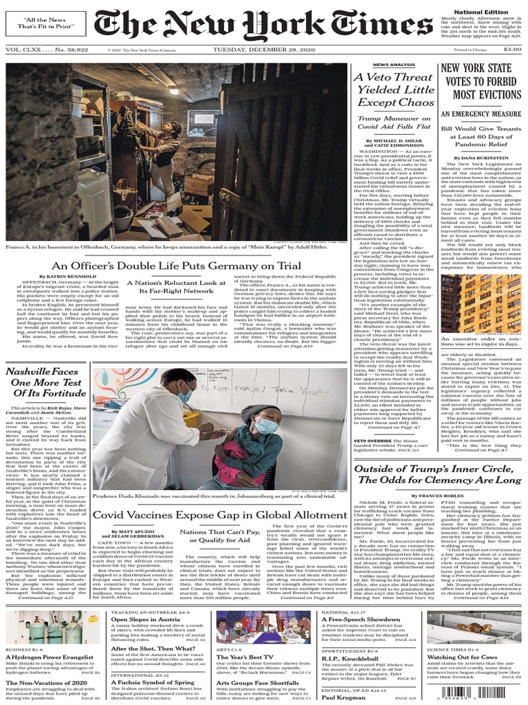 The New York Times National Edition 2020-12-29, PDF