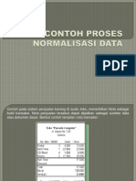 Contoh Normalisasi