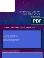 Fundamentals of Data Analytics: FIRST SEMESTER 2020-2021 Prof. Joel T. Agacita