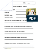 Steckbrief Beruf Friseur