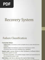 Recovery System-RDBMS