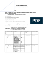 Proiect de Lectie Cls Aia