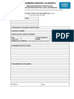 Formulario Único de Trámite FUT UGEL SAN MARCOS