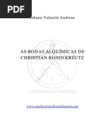 AS BODAS ALQUÍMICAS DE CHRISTIAN ROSENKREUTZ  - Johann Valentin Andreae