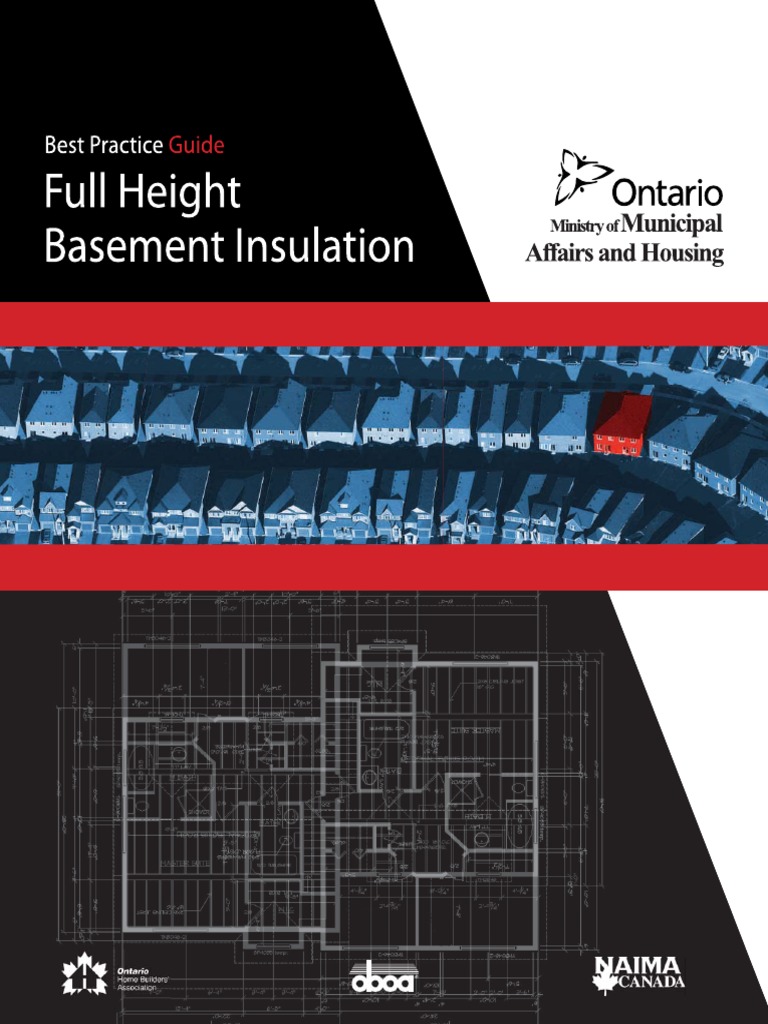 Full Height Basement Insulation - Best Practice Guide | PDF | Basement ...