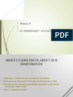 MODULO III Aprendizaje y Dificultades