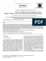 Analysis of A Ni-Fe-Cr-Mo-Si Hardfacing Alloy Manufactured by Laser