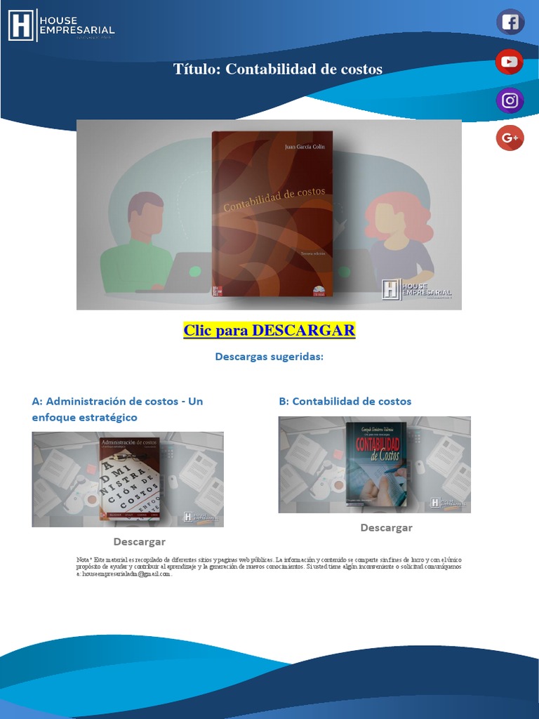 CONTABILIDAD DE COSTOS JUAN GARCIA COLIN CUARTA EDICION PDF PDF visual data 7