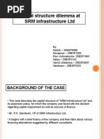 Capital Structure Dilemma at SRM Infrastructure LTD