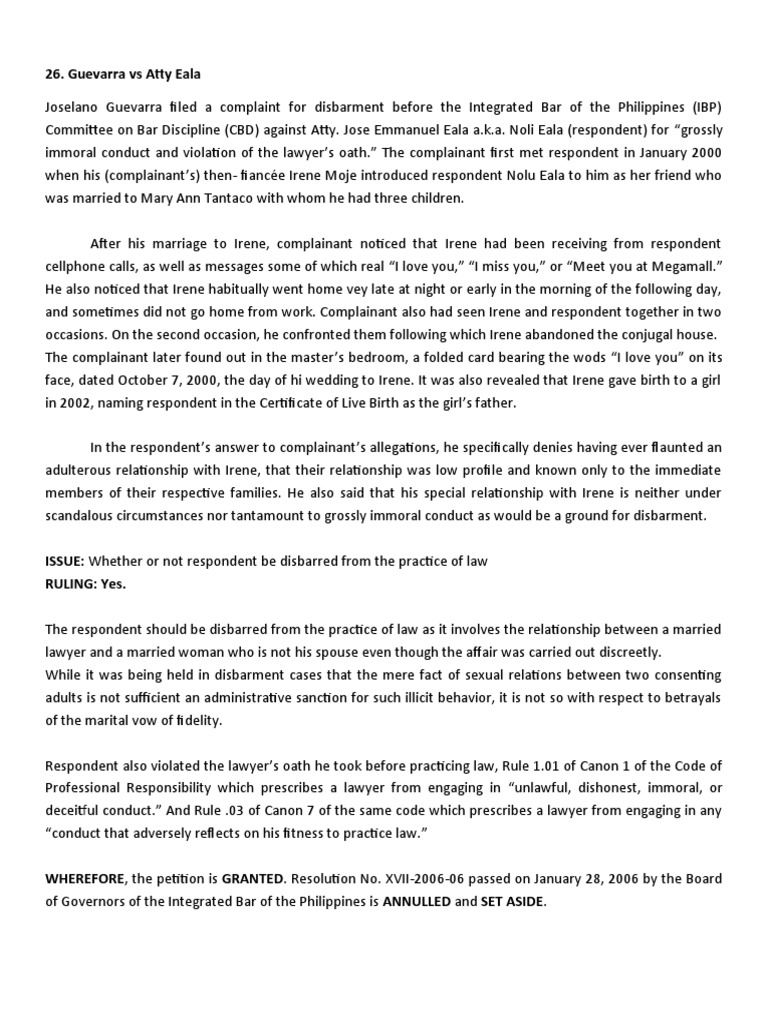 Guevarra Vs Eala PDF Lawyer Government