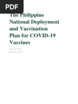 Philippine national COVID-19 Vaccination Plan