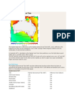 CHART DATUM-Highest Astronomical Tide