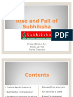 Rise and Fall of Subhiksha