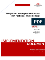 Implementation Document - Pengadaan Perangkat HPE Aruba Dan Fortinet + Implementasi