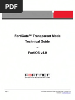 Fortigate Transparent Mode Technical Guide FortiOS 4.0