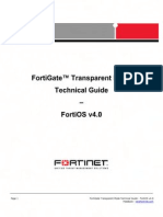 Fortigate Transparent Mode Technical Guide FortiOS 4.0