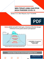 Manajemen Terapi Asma & Penyakit Paru Obtruktif Kronis (PPOK) Di Masa Pandemi Covid-19
