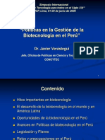 JVerastegui-Políticas en Gestión de Biotecnologia en Perú- 01.06.06