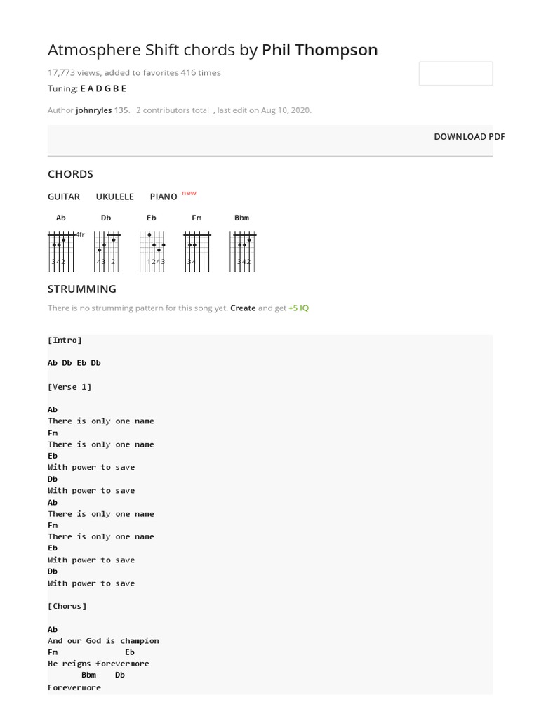 favorite crime sheet music for ukulele (PDF-interactive)